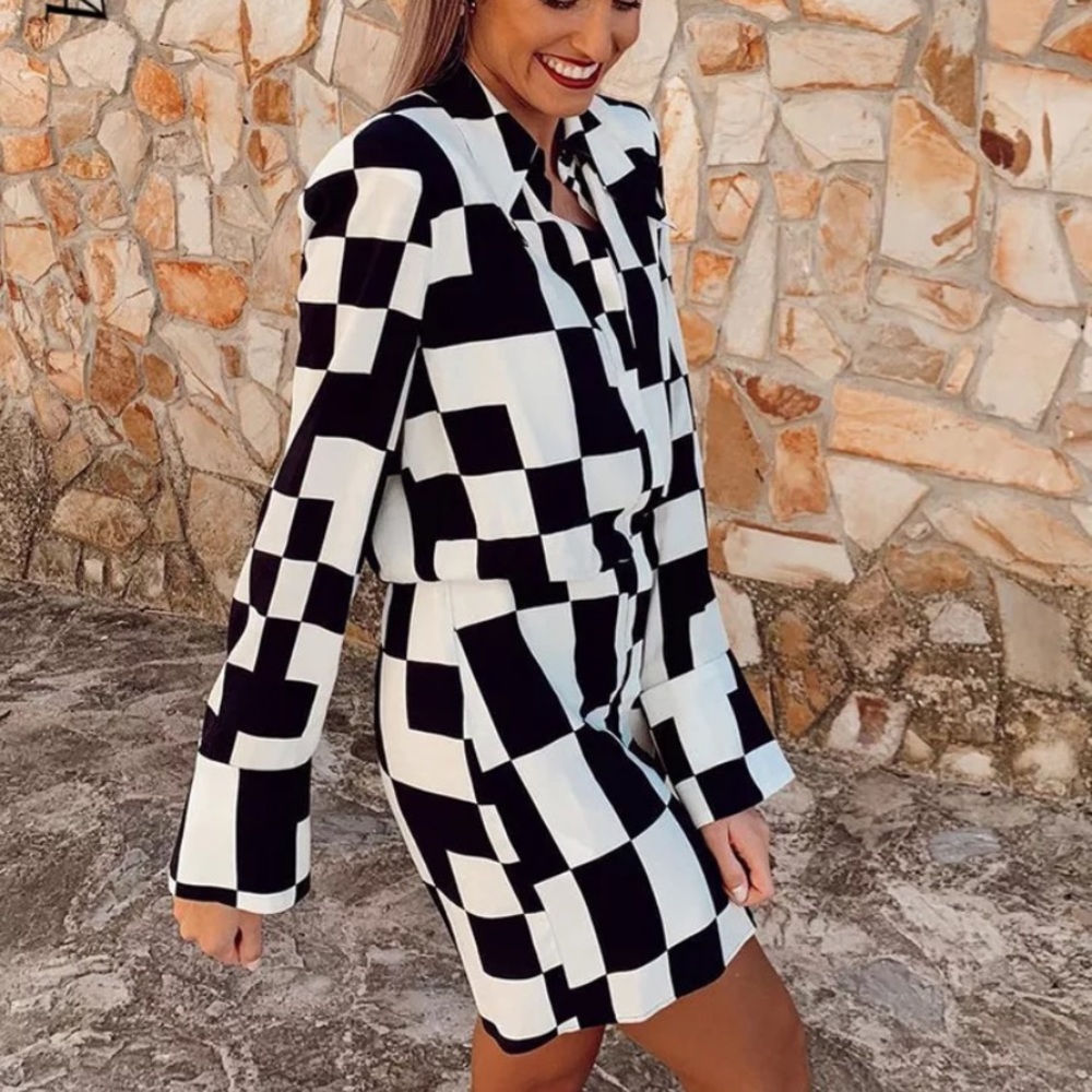 Black and White mini dress